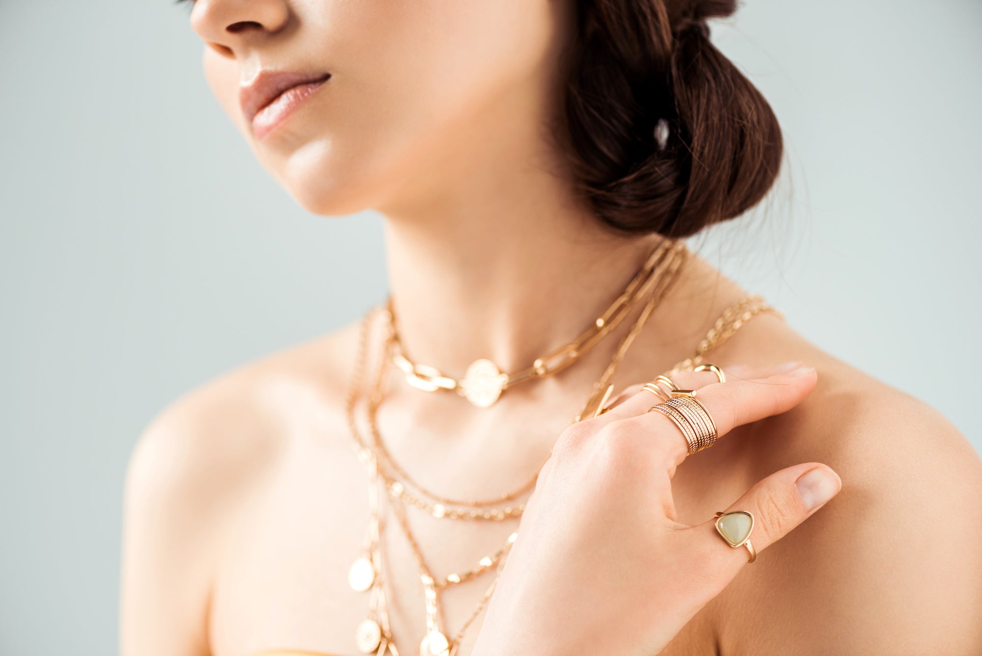 Preventative aging slows neck wrinkles for smooth, beautiful skin