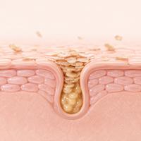 Root cause: Dead Skin Cell Buildup