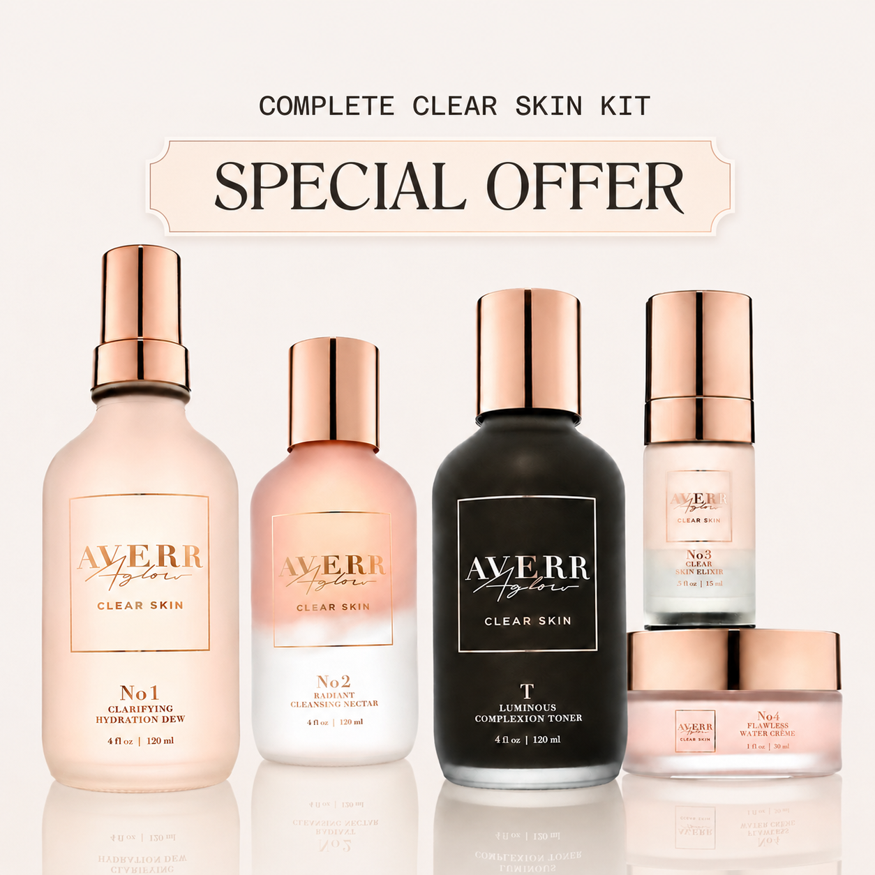 (Free Toner) Clear Skin Essentials Kit